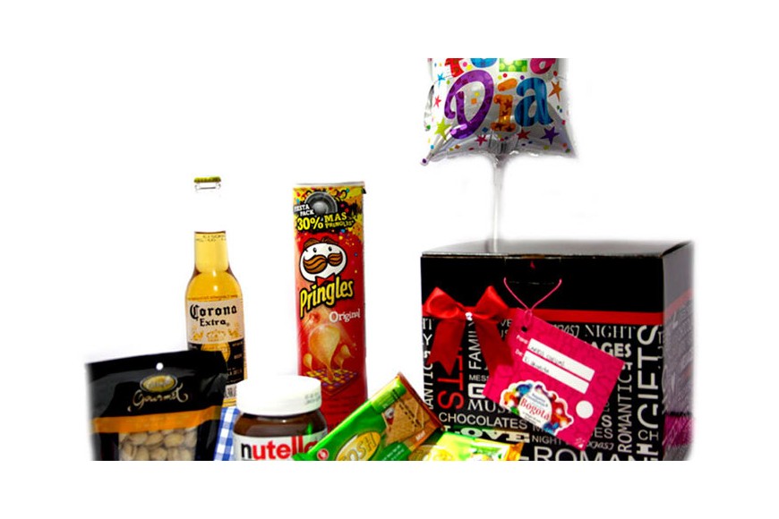 Regalo cerveza snacks