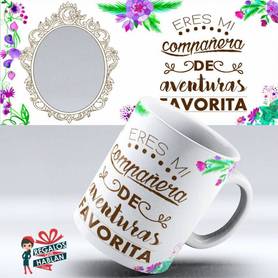 Mug Amistad ( 19 ) Foto Personalizada Amiga