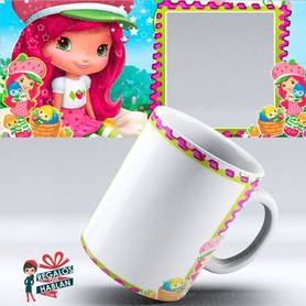 Mug Infantil ( 47 ) Strawberry Shortcake Foto Personalizada